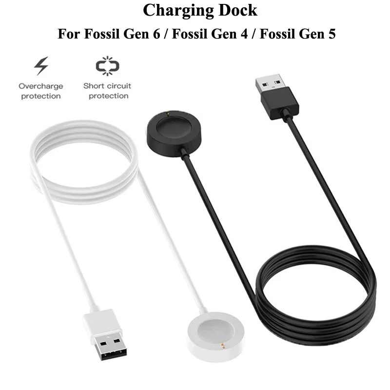 1M USB Magnetic Fast Charger D - مراجعة Fossil Smartwatch Accessories وسعره