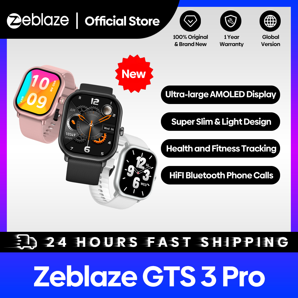 New Zeblaze GTS 3 Pro Voice Ca - مراجعة Smartwatch X12 وسعره