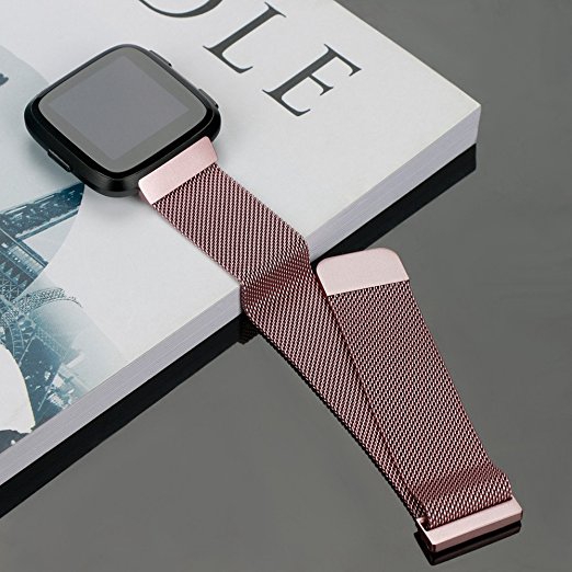 Milanese Mesh Band Strap for F - مراجعة Stainless Mesh Band وسعره