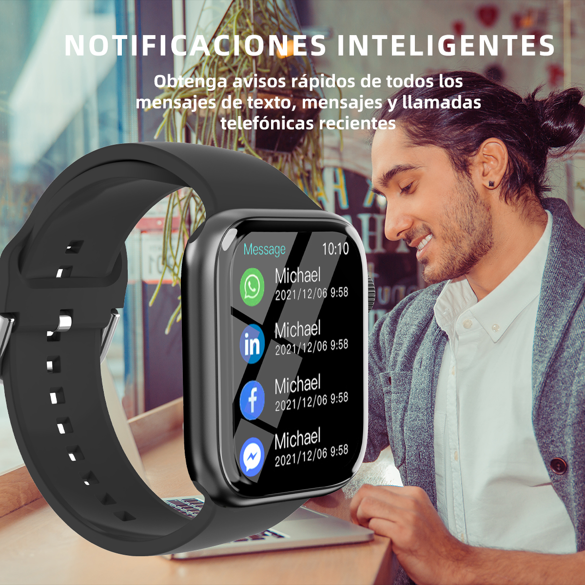 Fashion Sports Smart Watch  Me - مراجعة Smartwatch Face وسعره