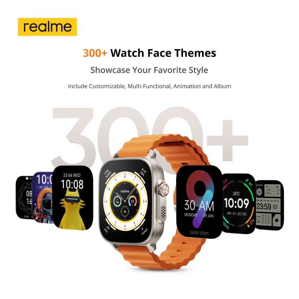 Global Version realme watch 5  - مراجعة Smartwatch Face وسعره