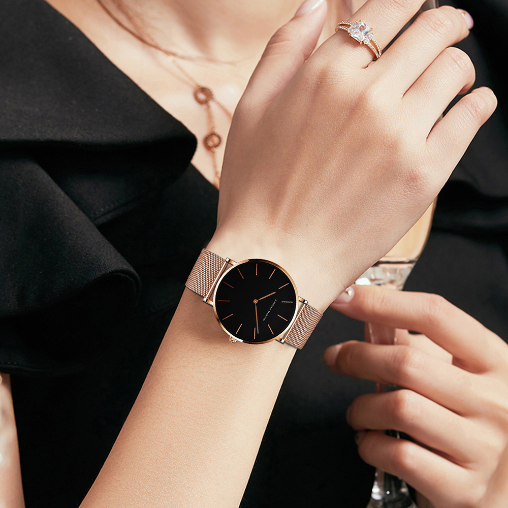 2023 New Women Bracelet Watch  - مراجعة Stainless Mesh Band وسعره