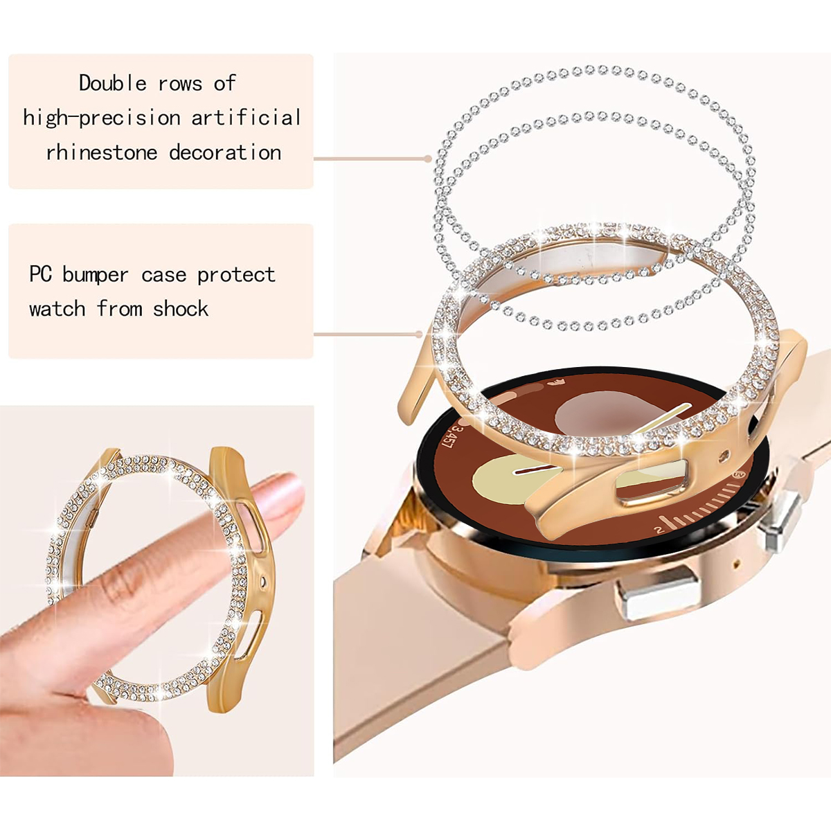 Case for Samsung Galaxy Watch  - مراجعة Accessories For Galaxy Watch 5 وسعره