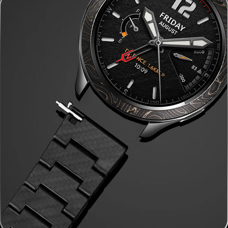 Carbon Fiber Strap For Xiaomi  - مراجعة Xiaomi Smartwatch S4 Accessories وسعره