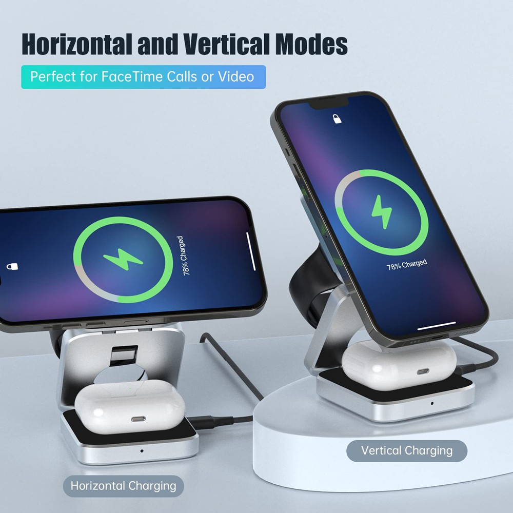Foldable Magnetic Wireless Cha - مراجعة Wireless Charger Watch وسعره