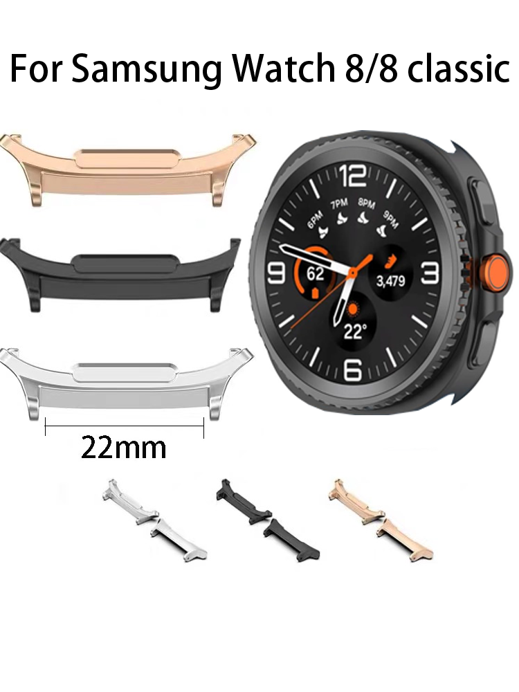 22mm WatchBand Connector for s - مراجعة Smartwatch Band Accessories وسعره