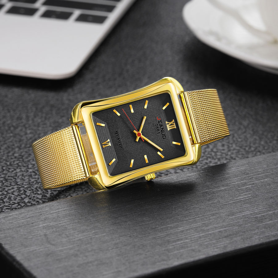 2024 New Trendy Men's Square W - مراجعة Stainless Mesh Band وسعره
