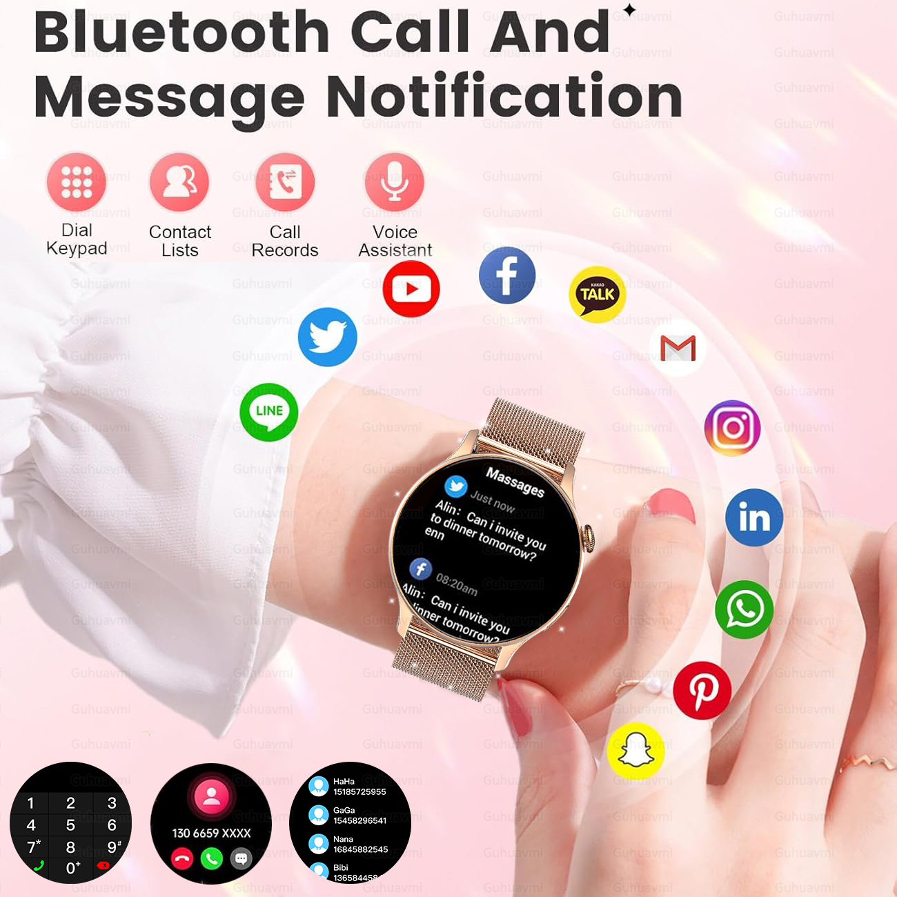 2026New Smart Watch Women Cust - مراجعة Smartwatch Face وسعره