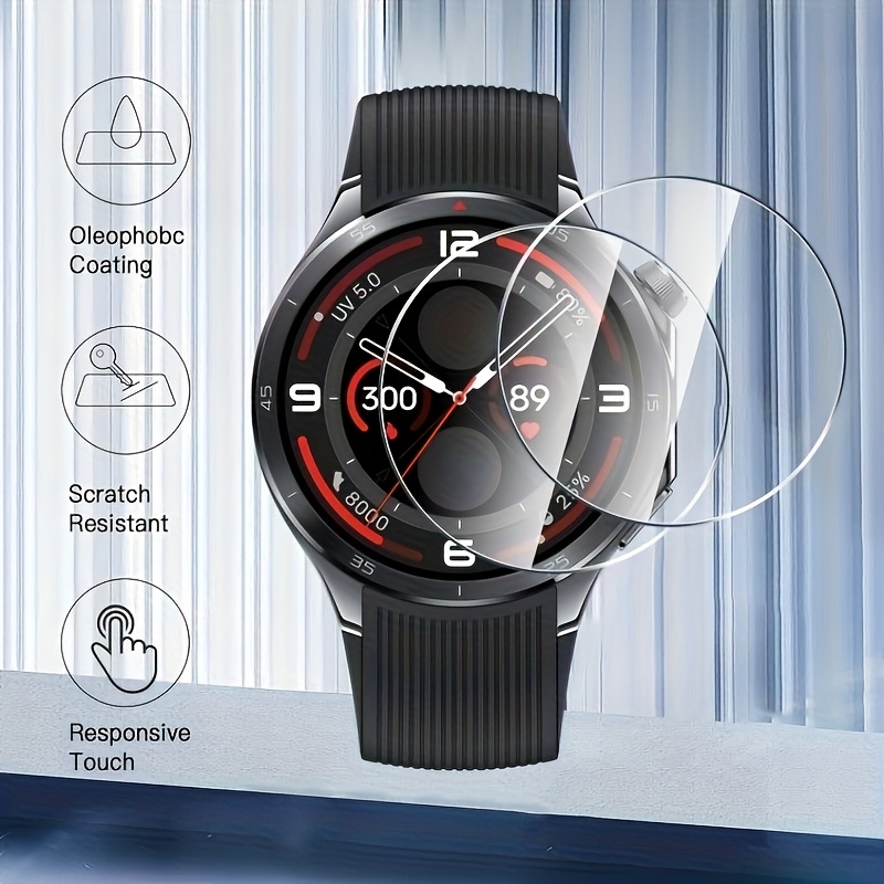 3PCS 9H Tempered Glass Screen  - مراجعة Smartwatch Icon وسعره