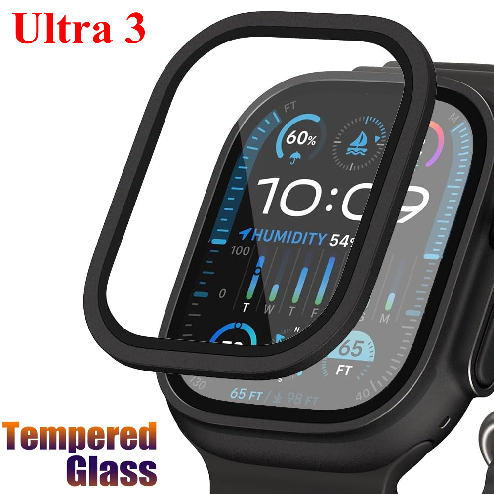 Tempered Glass Film For Apple  - مراجعة Watch Case Bumper وسعره