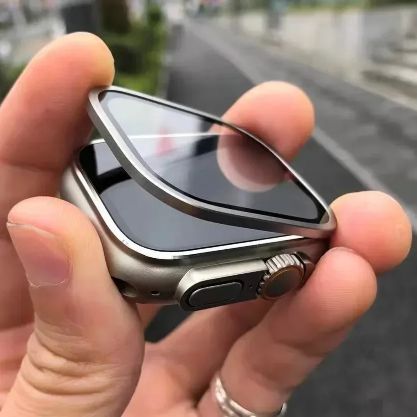 Tempered Glass Film For Apple  - مراجعة Watch Case Bumper وسعره