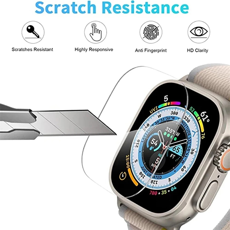 Tempered Glass for Apple Watch - مراجعة Watch Case Bumper وسعره