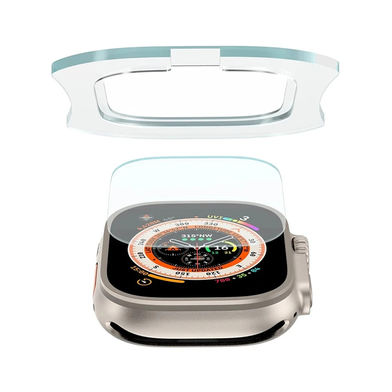 Tempered Glass for Apple Watch - مراجعة Watch Case Bumper وسعره