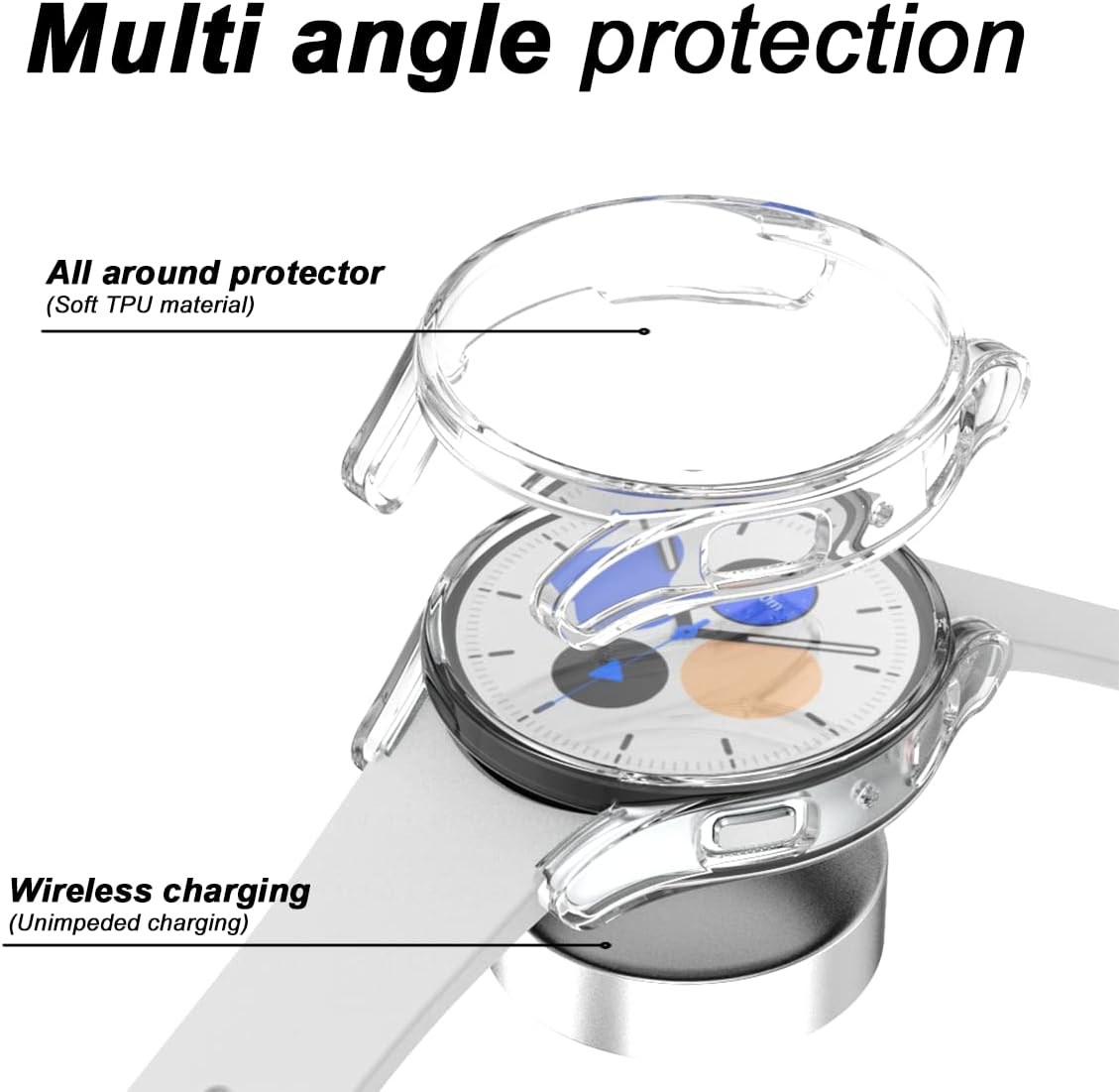 TPU Protective Case for Samsun - مراجعة Accessories For Galaxy Watch 5 وسعره