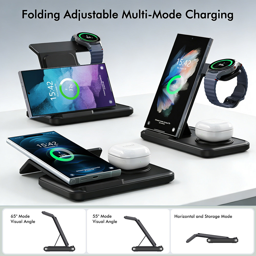 3 in 1 Wireless Charger Stand  - مراجعة Watch Charger Cable وسعره