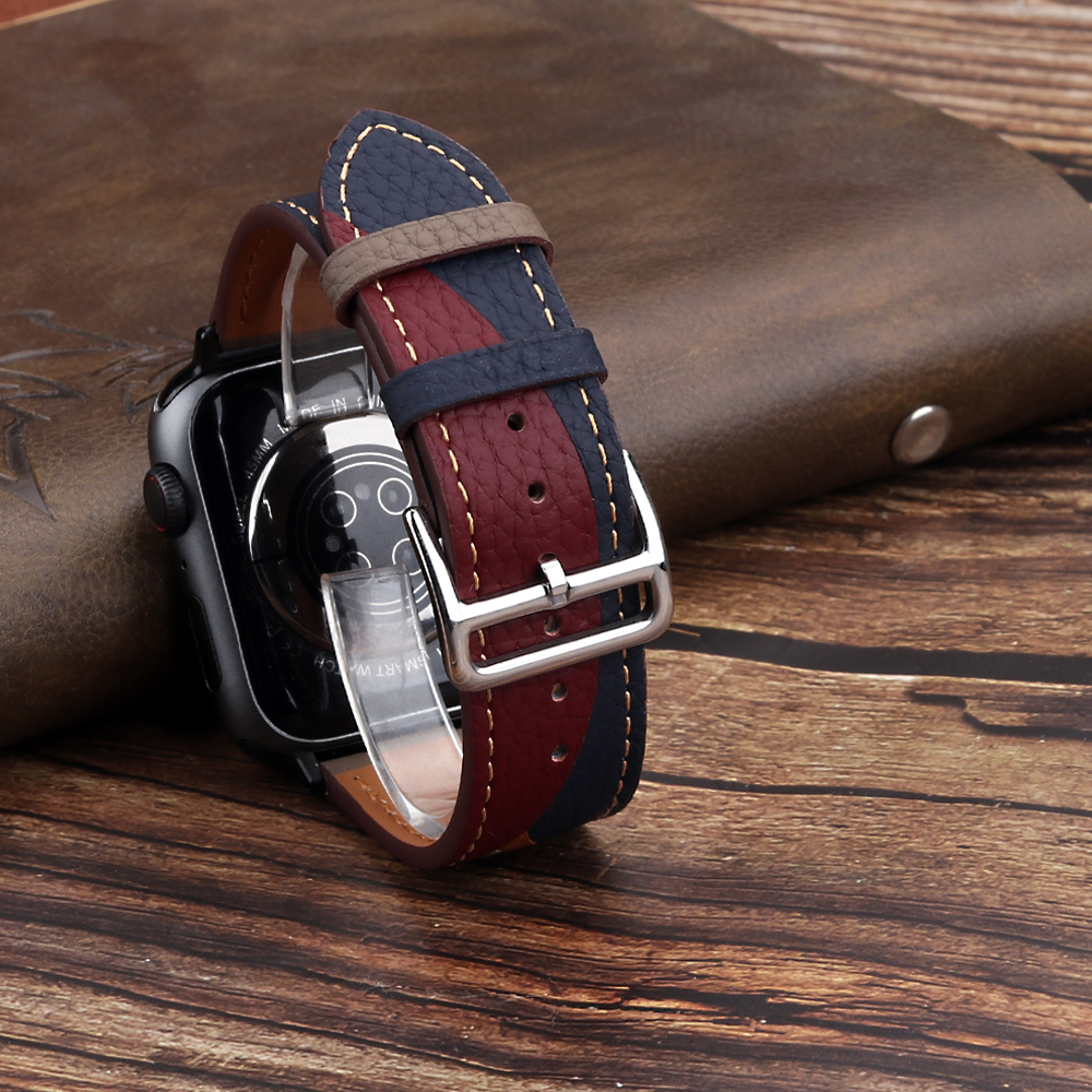 Genuine Leather Strap for Appl - مراجعة Smartwatch Accessories Shop وسعره