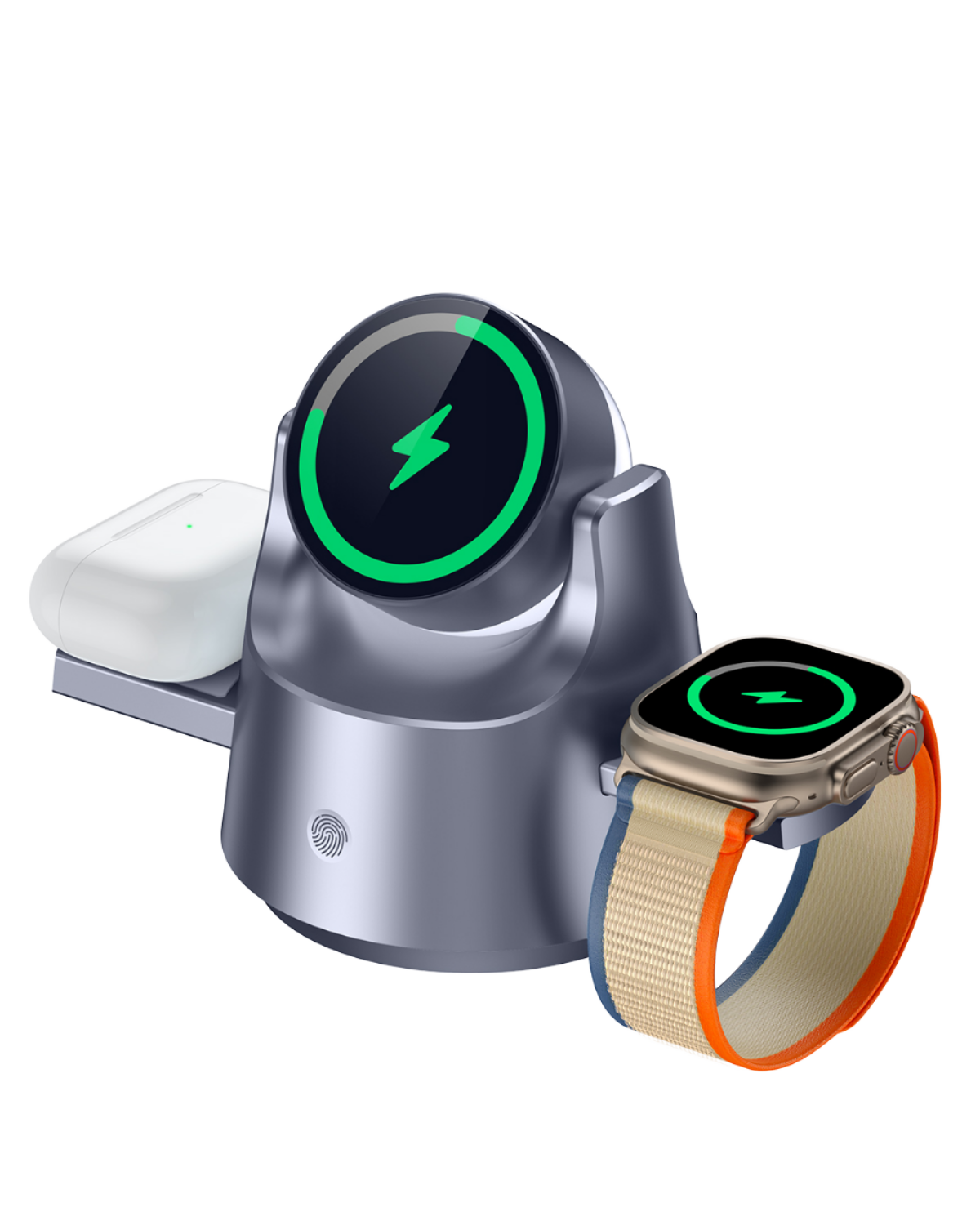4 in 1 15W Wireless Charger Ch - مراجعة Wireless Charger Watch وسعره