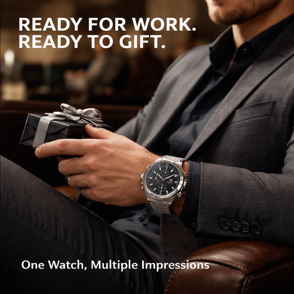 BENYAR Top Luxury Brand Men's  - مراجعة Accessories With Watch وسعره