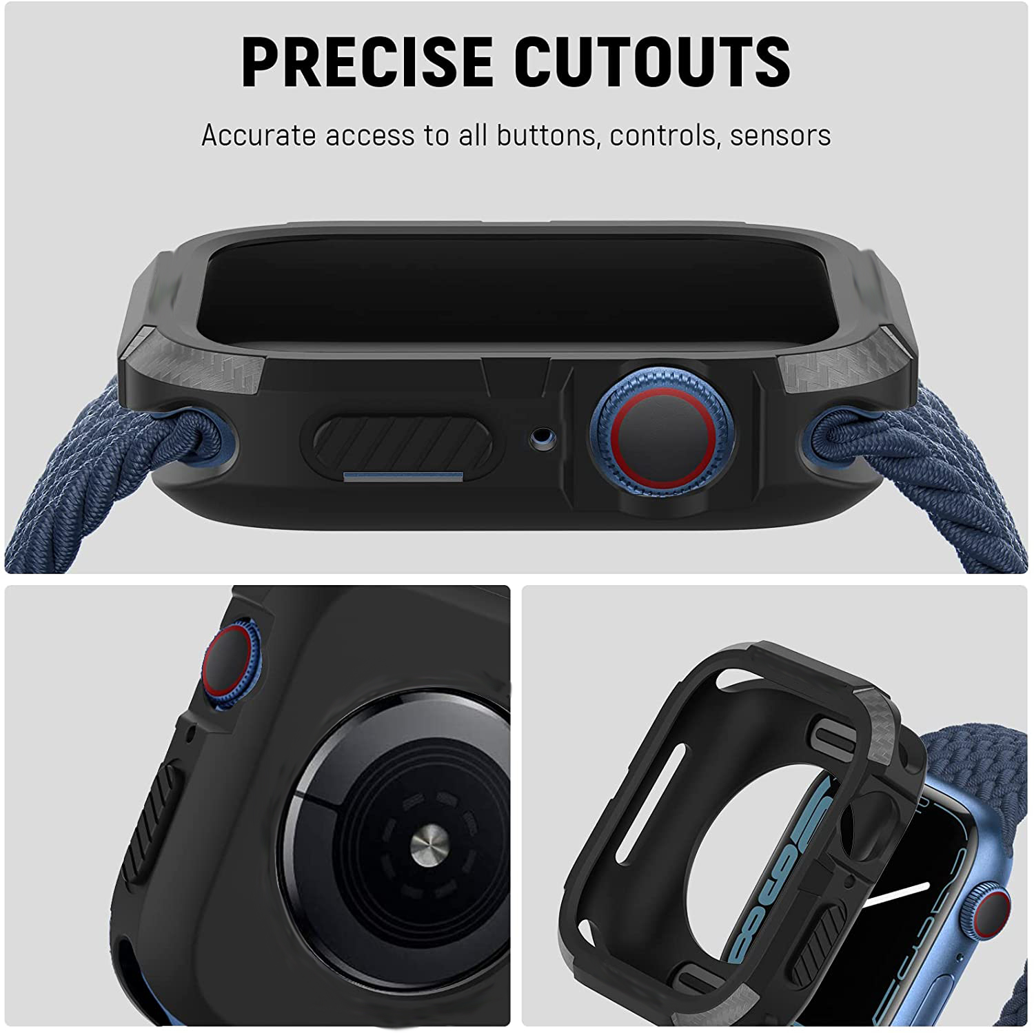 Rugged Cover for Apple Watch C - مراجعة Smartwatch Band Accessories وسعره