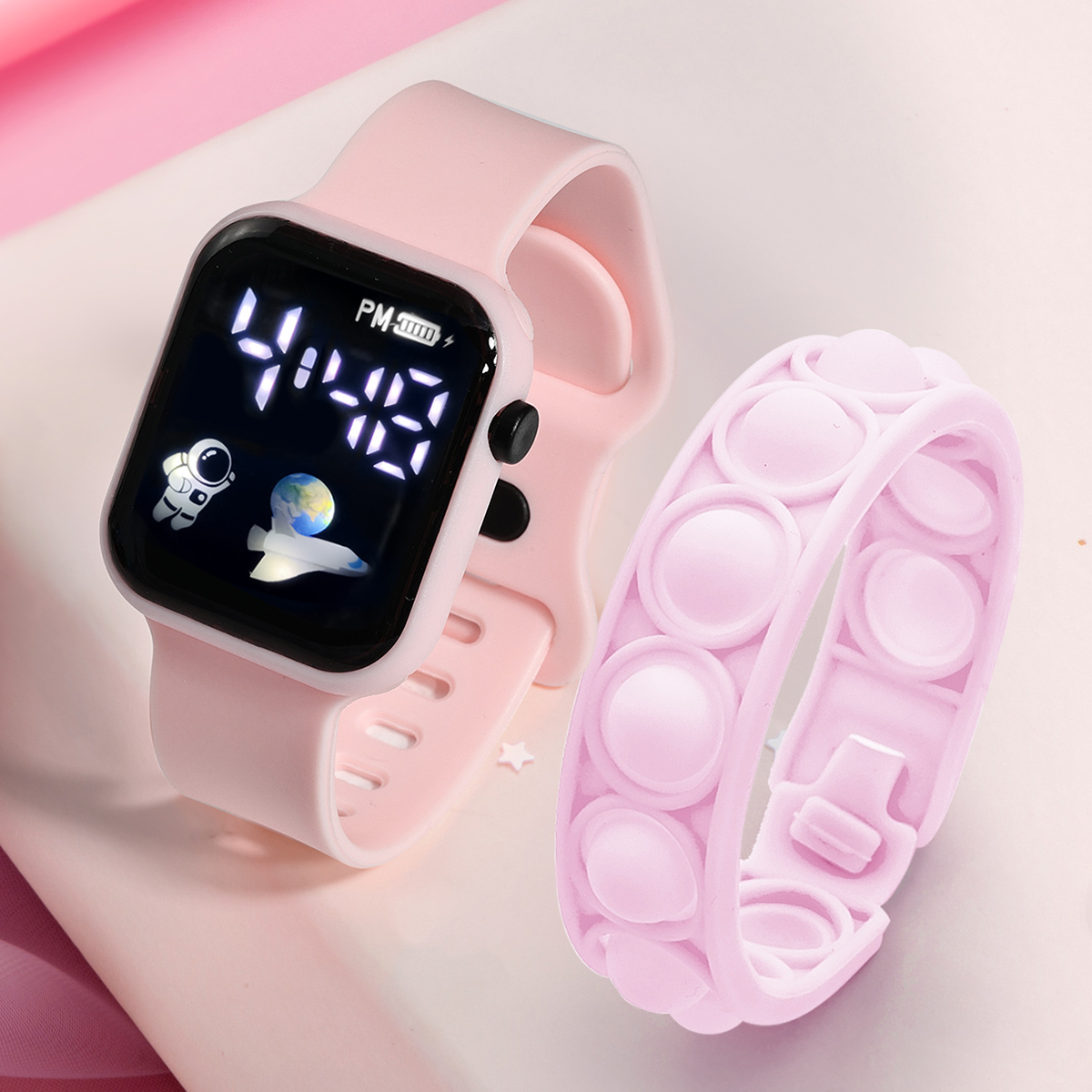 2PCS Children's Smart Watch Br - مراجعة Smartwatch Icon وسعره